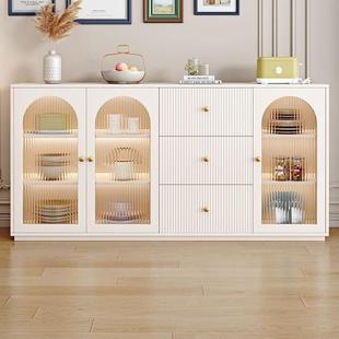 家用餐边柜靠墙收纳柜多功能储物柜餐厅橱柜碗柜茶水柜玄关柜斗柜