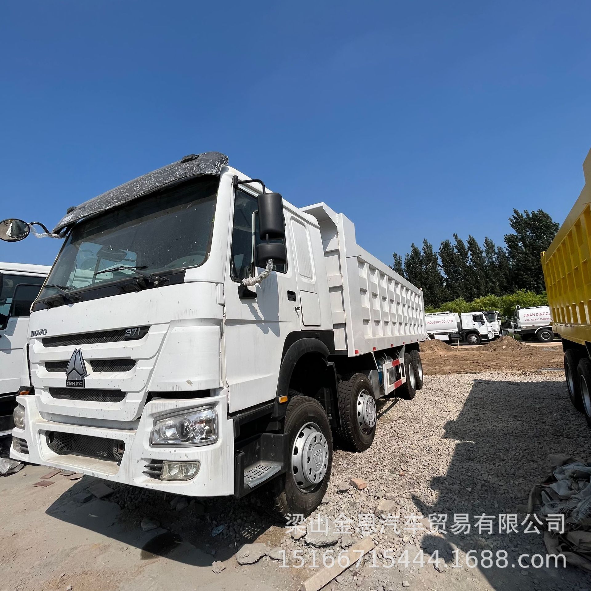 精翻新后翻371马力10轮土方渣土自卸车舒适卧铺工程12轮砂石料车
