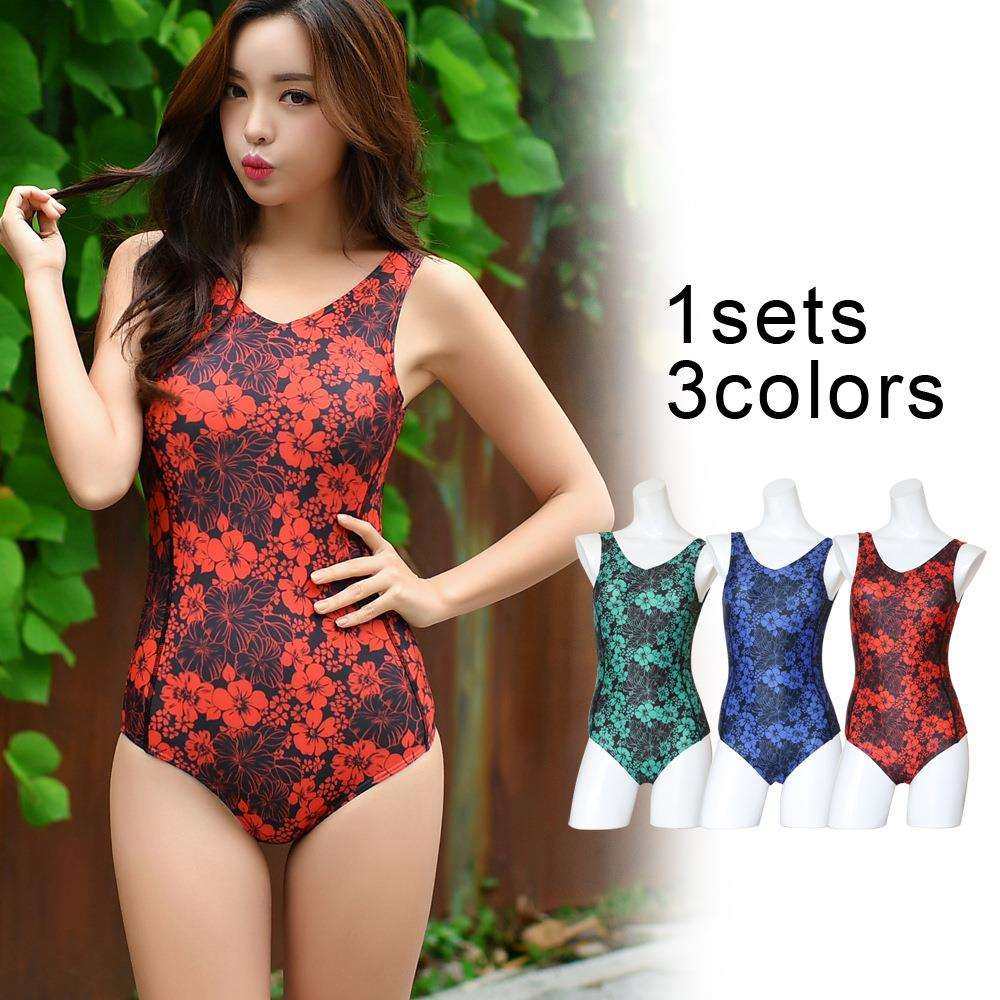 新品女士冲浪衣小清新拉链高腰紧身遮肚一体泳装学生情侣泳衣