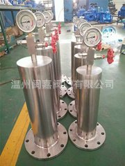 直销不锈钢活塞式水锤吸纳器