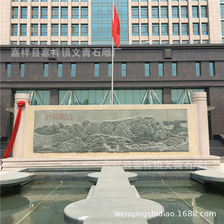 壁画浮雕源头石雕厂家加工 花岗岩文化墙照壁