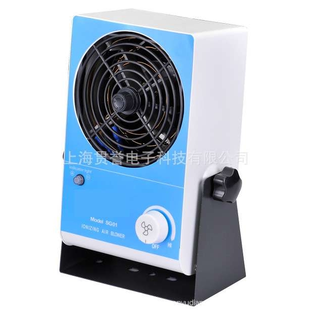 PC机台式离子风机 OPQ-01单孔台式离子风扇 带加热除静电器
