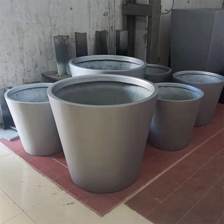 北欧简约个性玻璃钢写字楼绿植花盆 蔬菜君子兰古典大堂树脂花钵