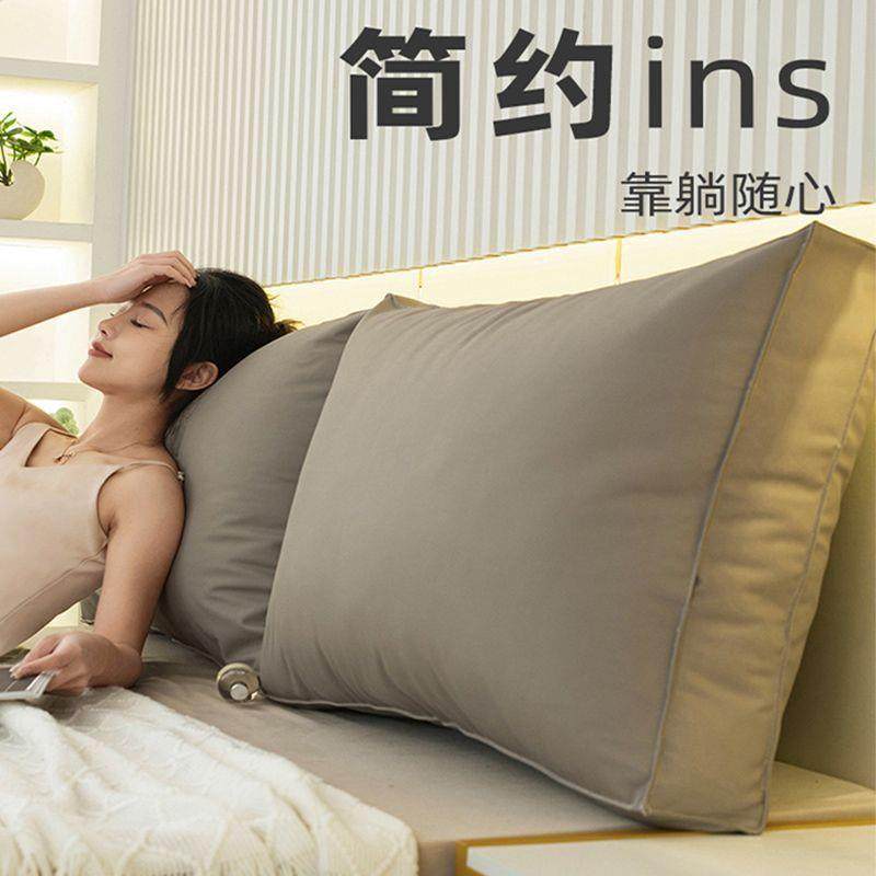 无床头靠垫大靠背软包2023新款榻榻米床上护腰靠枕可拆洗外贸