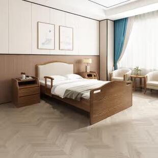 适老化养老院家具康养服务老人实木带扶手多功能护理床家用自理床