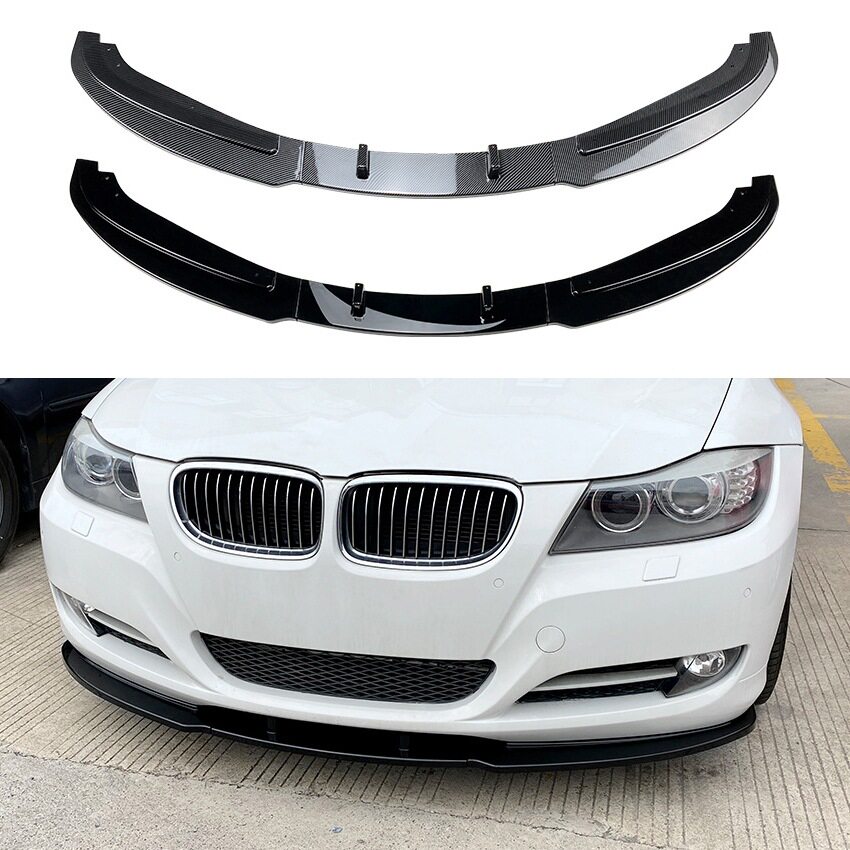 适用宝马3系E90 E91 LCI 320i 330i 2009-2012 前杠前唇前铲改装