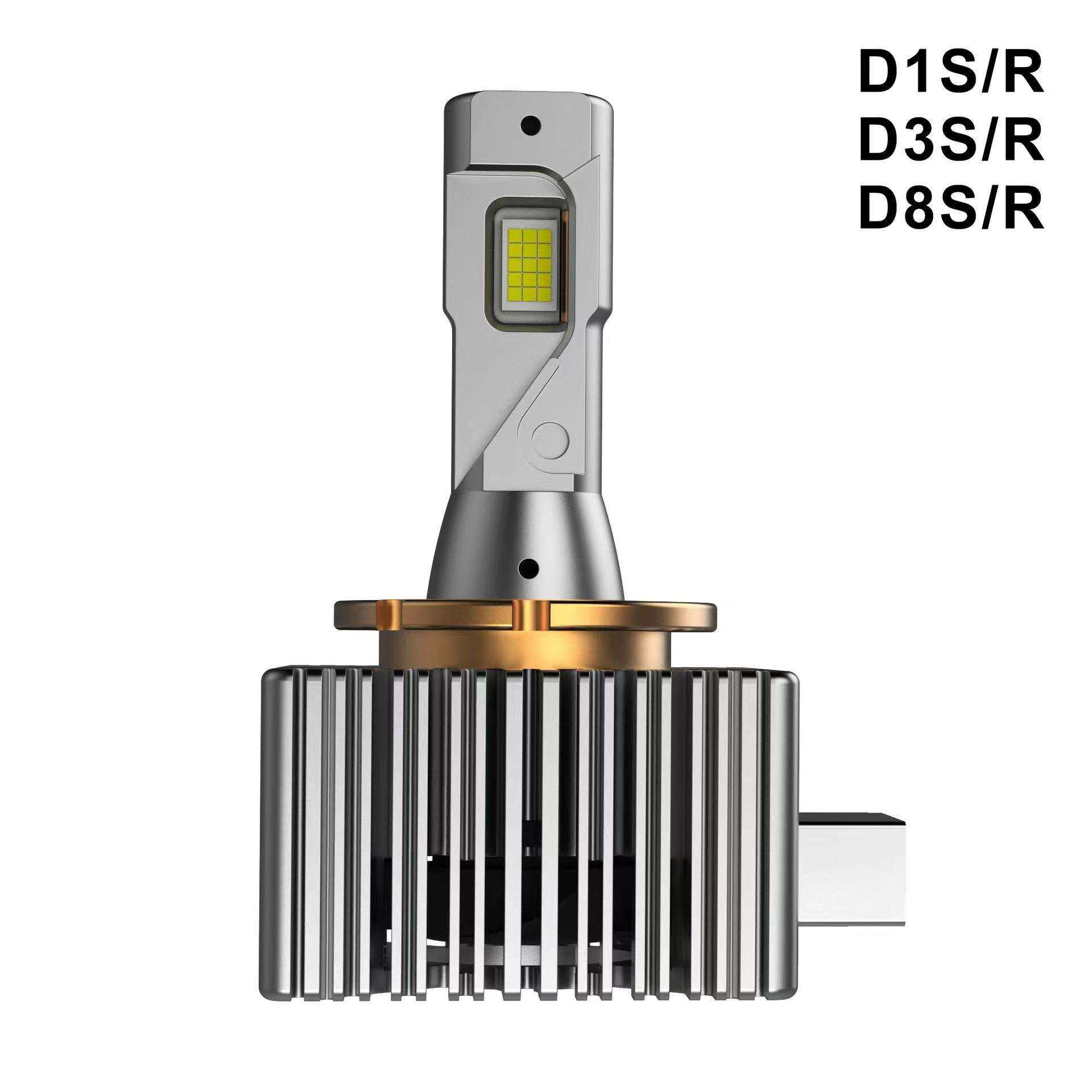 2023新款A12汽车大灯D系列直插替换原车HID灯泡无损安装D1SD3S
