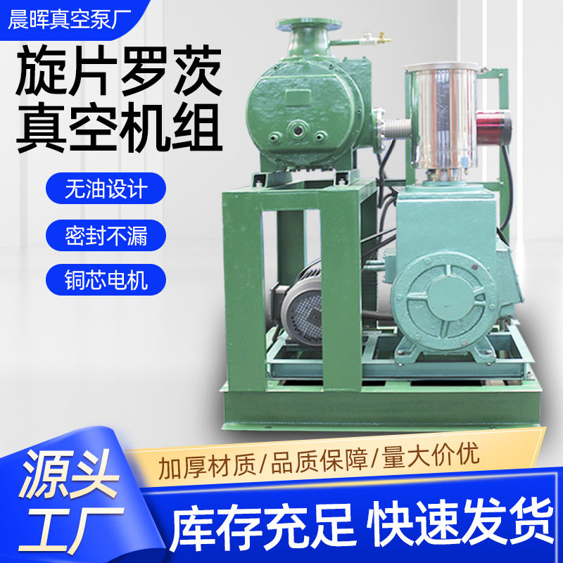 厂家供应旋片罗茨真空机组批发