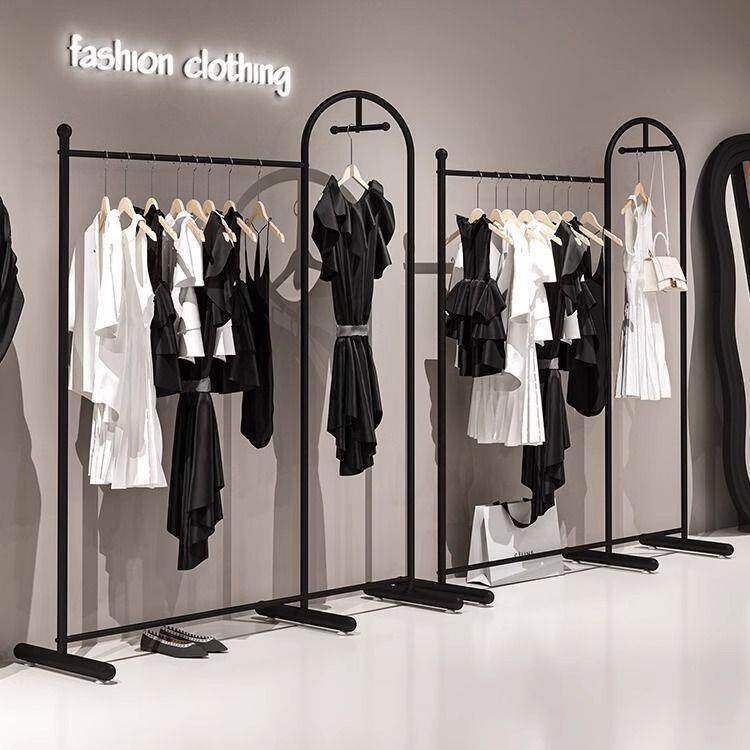 服装店展示架落地式陈列架正挂侧挂组合道具创意女装店挂衣服架子