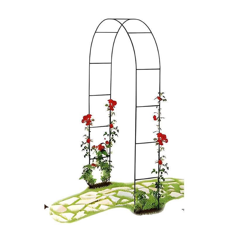 家用铁艺田园风格拱门装饰开业不止花园别墅美式爬藤架拱门婚前门