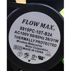 原装NMBFLOWMAX5915PC-10T-B2417238AC100V31W轴流风机