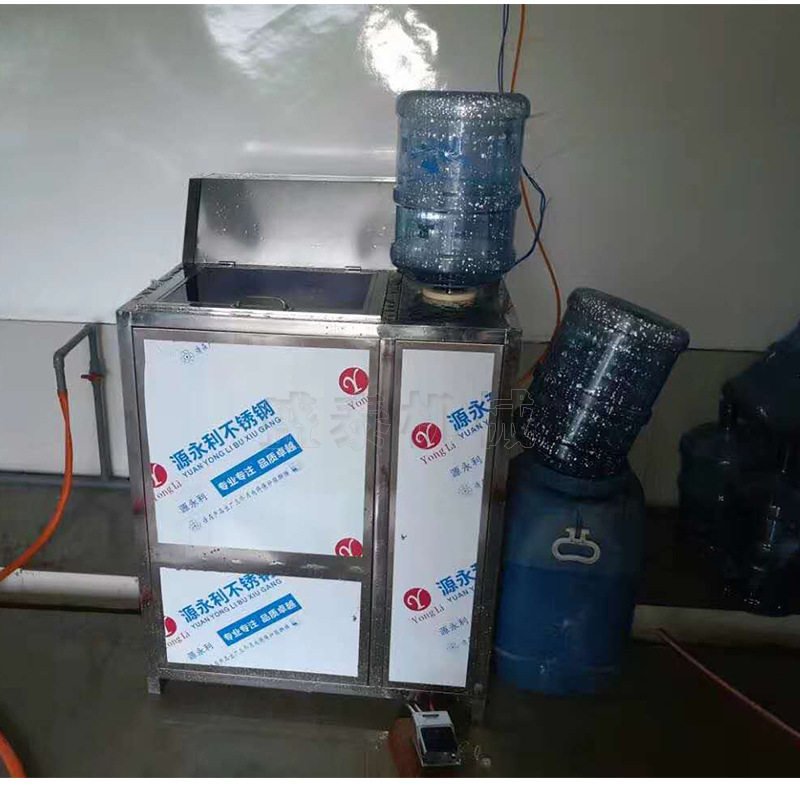 自动拔盖饮用水桶清洗全自动桶装水洗桶机 双桶纯净水拔盖刷桶机