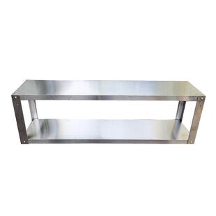 71TX商用厨房三层挂墙不锈钢吊架双层壁挂式收纳置物单层架饭店上