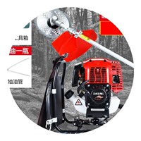 極速果園王割草機四沖程背負(fù)式小型多功能松土機汽油開Y荒家用除