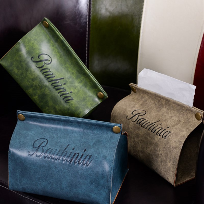 极速ins北欧皮革纸o巾盒抽纸盒客厅家用创意纸巾套纸袋车载茶几纸