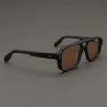 Matte Black Frame + Polarized Light Brown Lenses