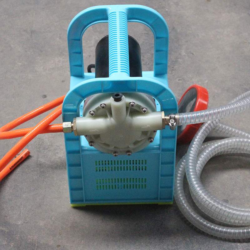 现货农用大田冲肥器便携式蔬菜大棚打肥器双隔膜泵电动滴灌注肥器