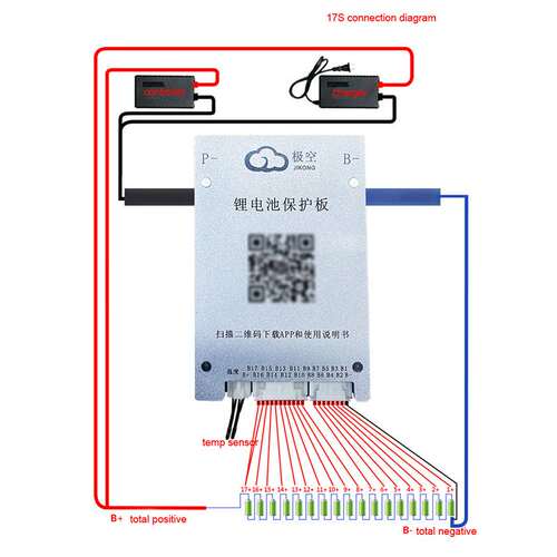 JK BMS Active Balance BMS Lifepo4 Li-Ion LTO Battery极空保护