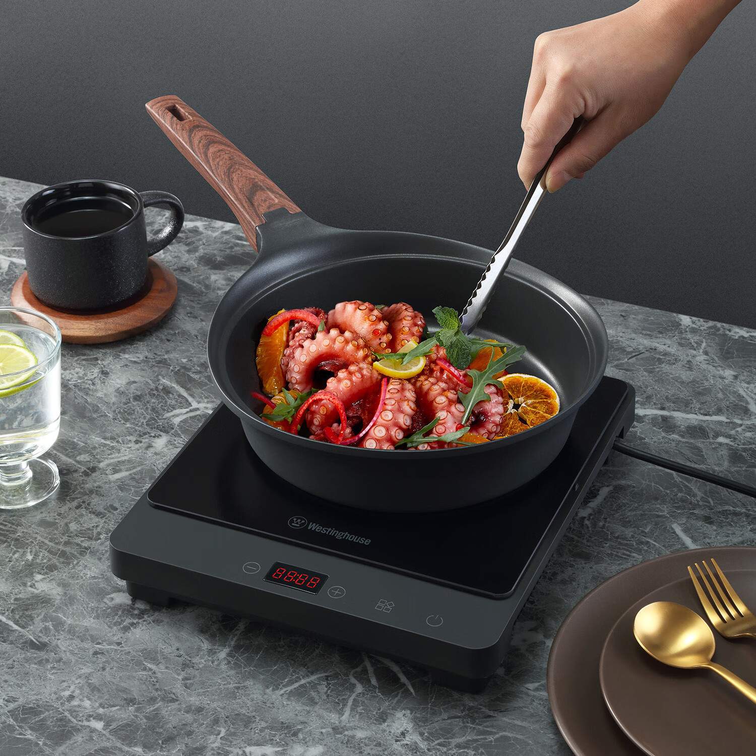 电磁炉WCL33 触摸按键2100W大功率10档火力调节