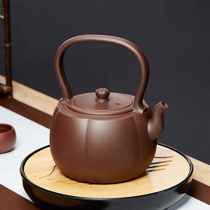 宜兴紫砂壶提梁电陶炉煮茶壶煮水蒸茶器电热烧水茶炉陶瓷茶具套装