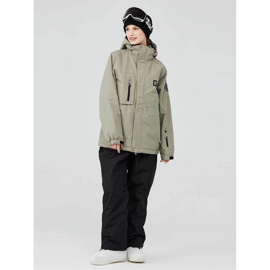 滑雪服男女套装工装款保暖加厚韩版单板双板滑雪衣裤套装新款