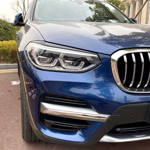 适用宝马bmw x3 g01/x4 g02 2018+灯眉前大灯车身贴外饰改装配件