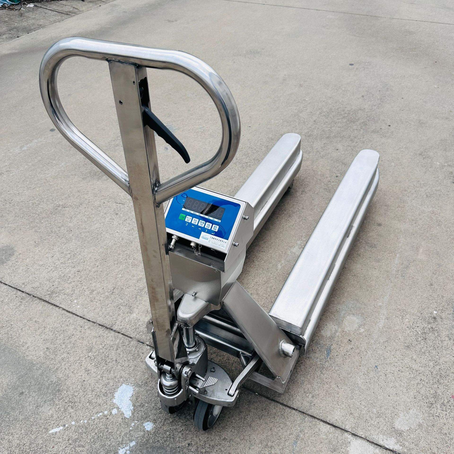 2吨拖车磅秤价格上海叉车秤托盘的称1120*680mm2T秤