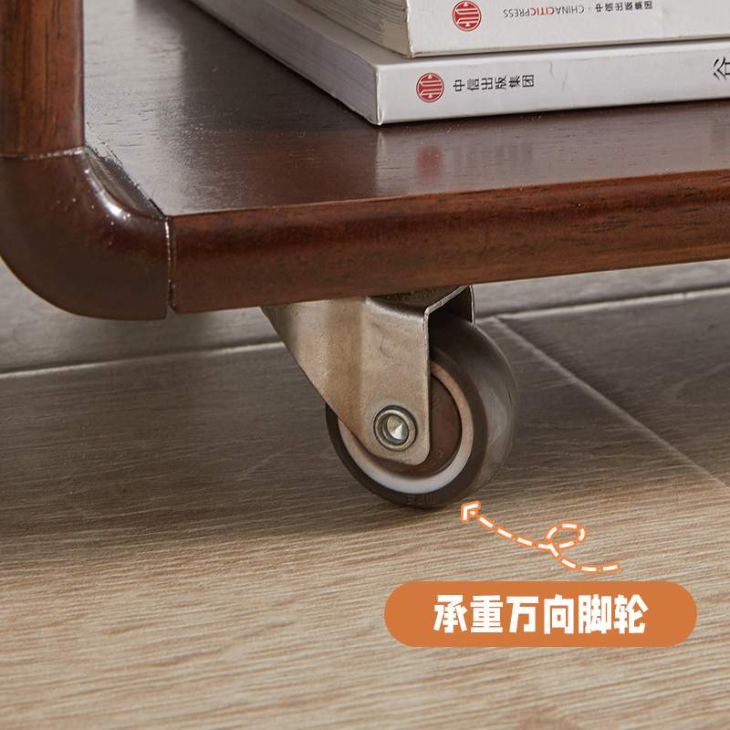 家逸 实木沙发边柜边几边桌茶几边几柜客厅小茶几简约多用途