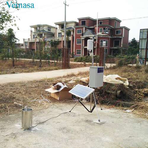 Veinasa庭院气象站AWS906六要素个人小型化环境监测站户外安装