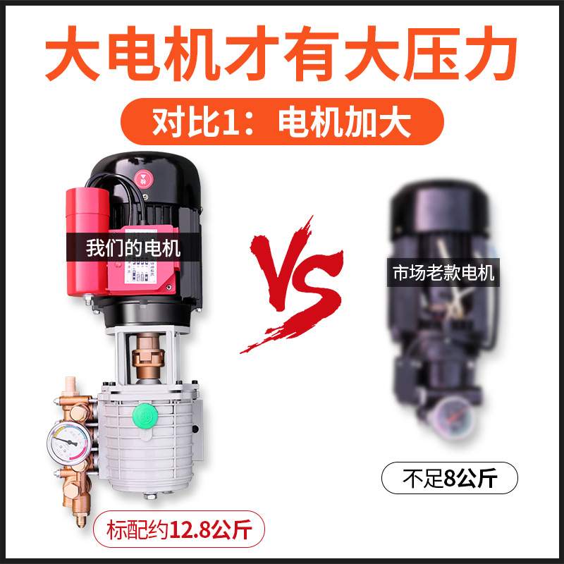 洗车机高压水泵220V家用水枪大功率清洗机刷车商用抢大流量