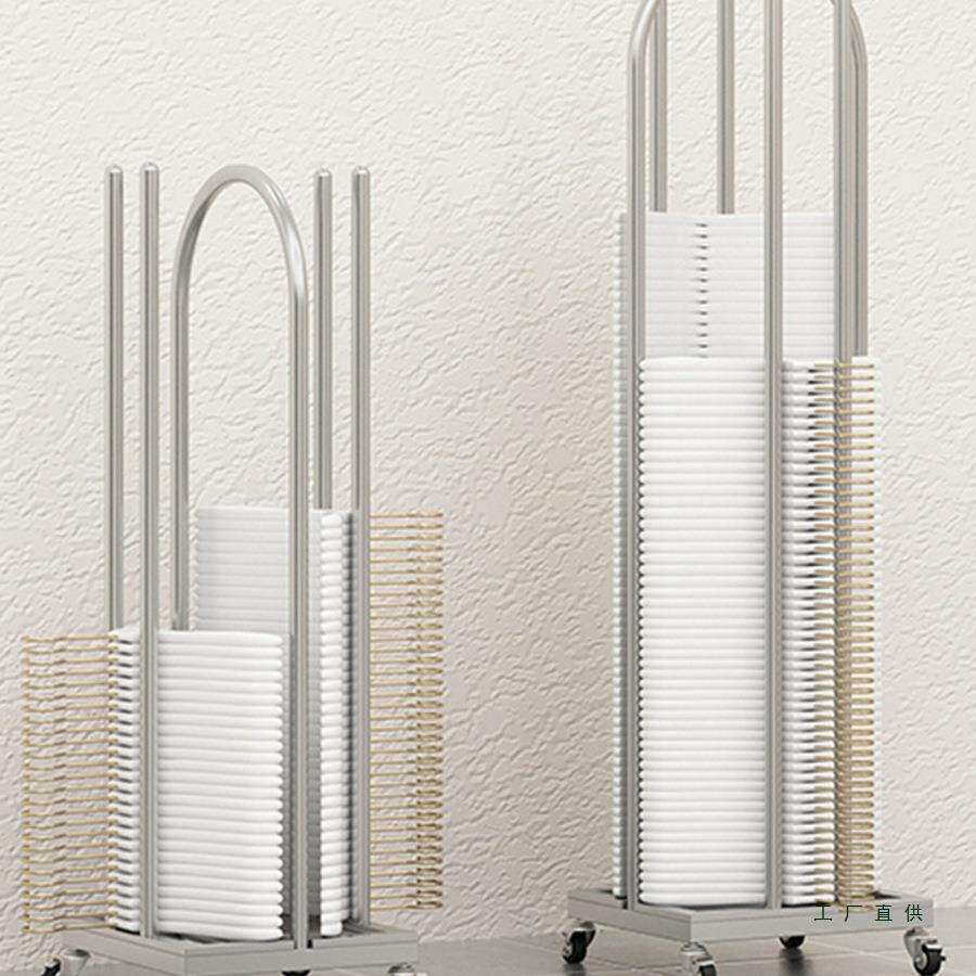 服装店放衣架的架子收纳架整理置物架女装衣撑裤夹小推车