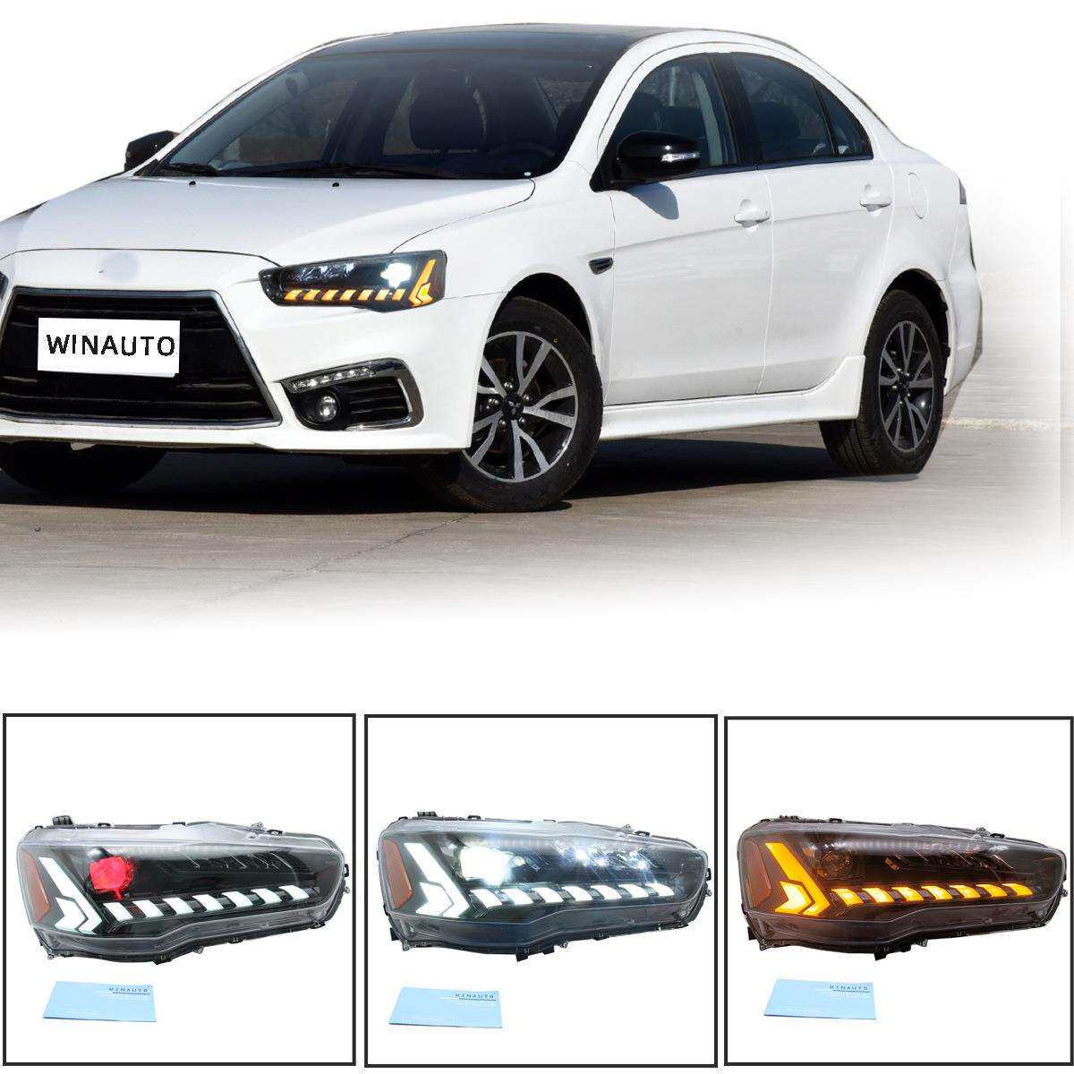 适用于MB翼神大灯总成蓝瑟EVO-X大灯全LED透镜08-18改装前大灯