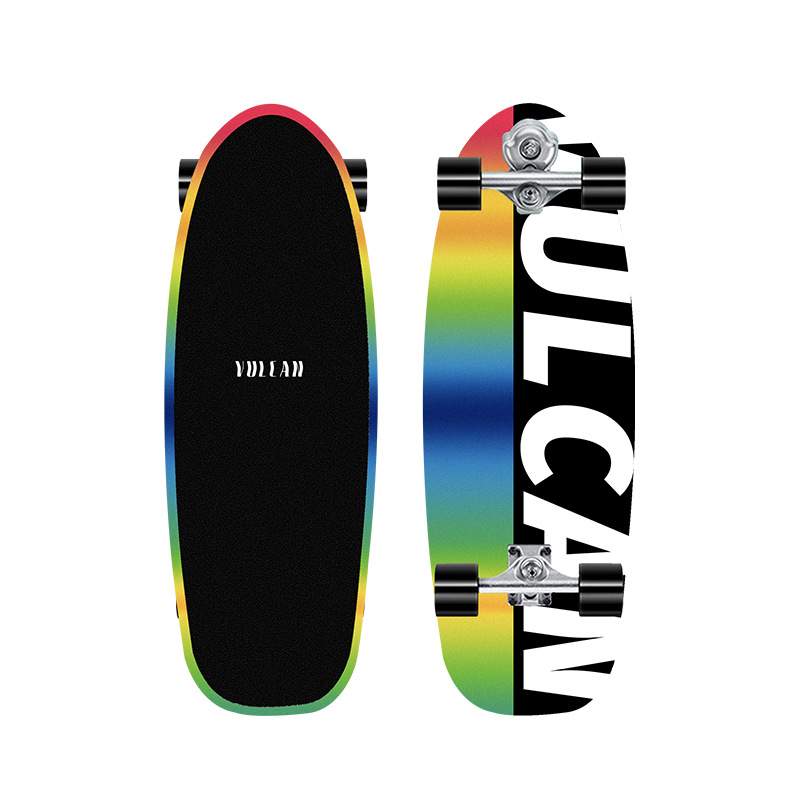 陆地冲浪板滑板初学者成人儿童slide路冲板yow陆冲30英寸弹簧桥