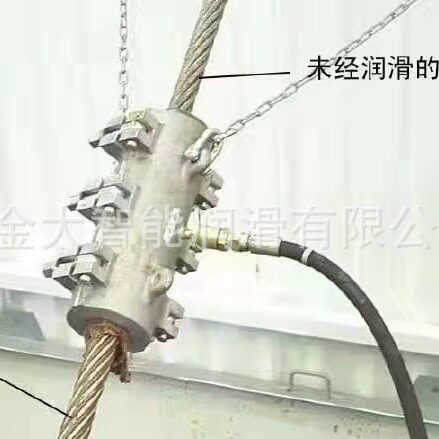 钢丝绳油脂润滑系统设备钢丝绳气动泵涂黄油注油机钢丝绳清洁器