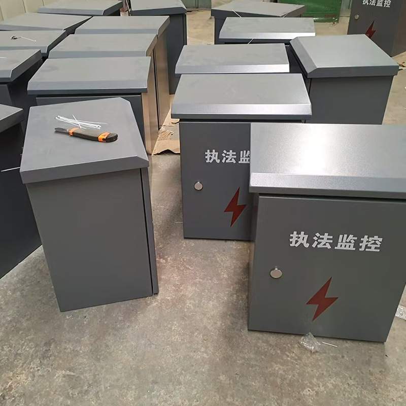 室内外监控机箱电源防水配电箱带锁防尘落地箱非标箱体