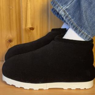 恩施传统手工老式棉鞋男士冬季保暖加绒加厚防滑老年人保暖布棉鞋