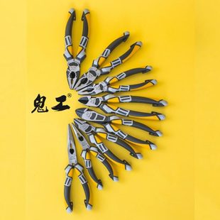 钳钢丝钳多功能手工钳电工老虎钳斜口钳工业级子钳尖嘴钳省力拉线