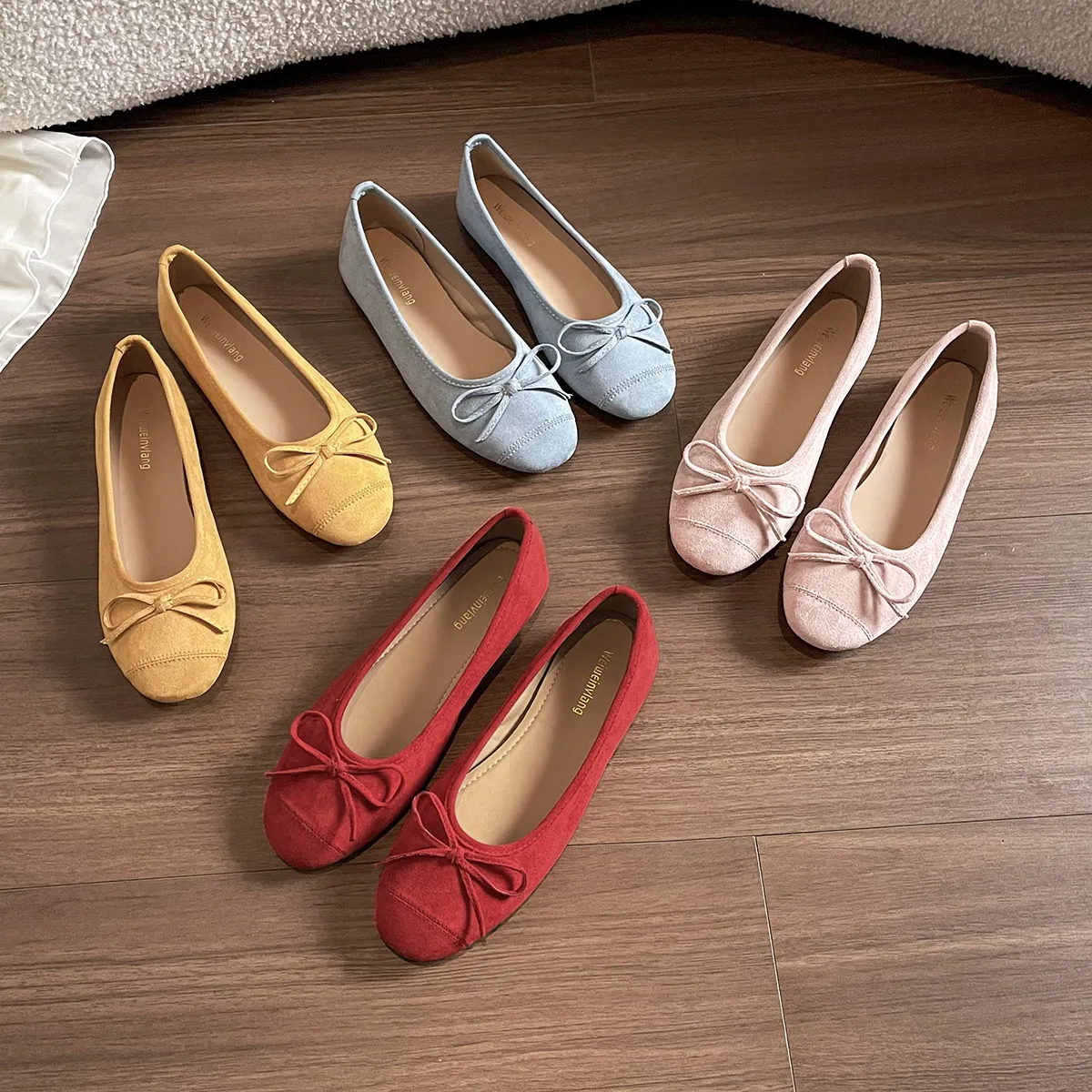 巨柔软法式平底单鞋女蝴蝶结芭蕾浅口软底豆豆鞋,女鞋,时尚芭蕾鞋,淘宝优惠券,粉丝福利购,淘宝优惠卷