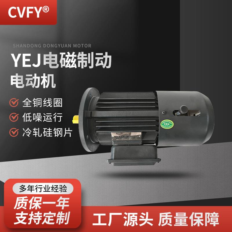 YEJ电磁制动电动机YEJ3-200L-4极30W三相交流立卧刹车电机马达
