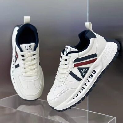 积梵嘉男鞋2025新款休闲鞋阿甘鞋薄款德训鞋厚底潮流鞋运动休闲鞋