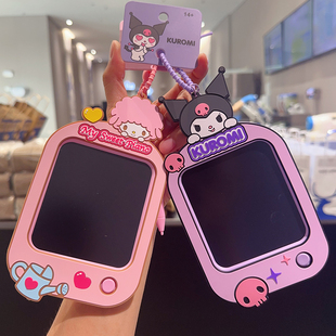 经典 手写板钥匙扣迷你中号涂鸦板挂件 HelloKitty库洛米三丽鸥正品