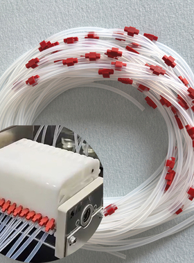 铂金硫化硅胶管--蠕动泵管带卡子sss--食品级FDA认证