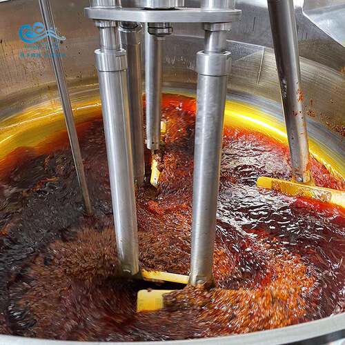 台蘑酱炒锅 五台山台蘑酱搅婆拌机0 炒酱ARZ锅炒50斤外菜炒制器机