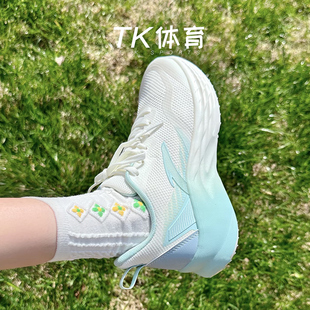 安踏飞扬运动鞋女款夏季轻便透气休闲鞋网面软底跑步鞋跳绳慢跑鞋