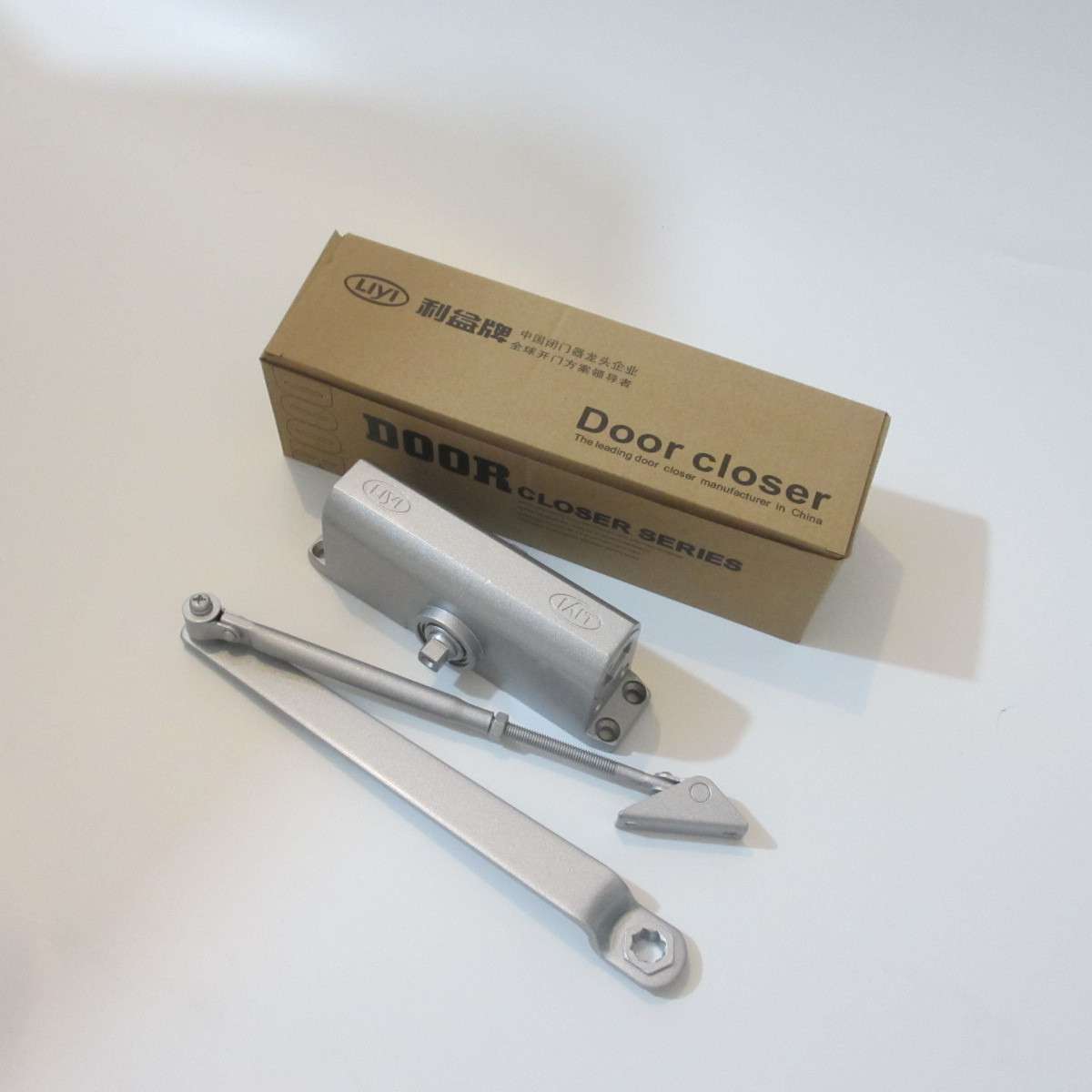 liyi利益闭门器防火门防盗门楼宇门LY4D1800 90度定位80-105公斤