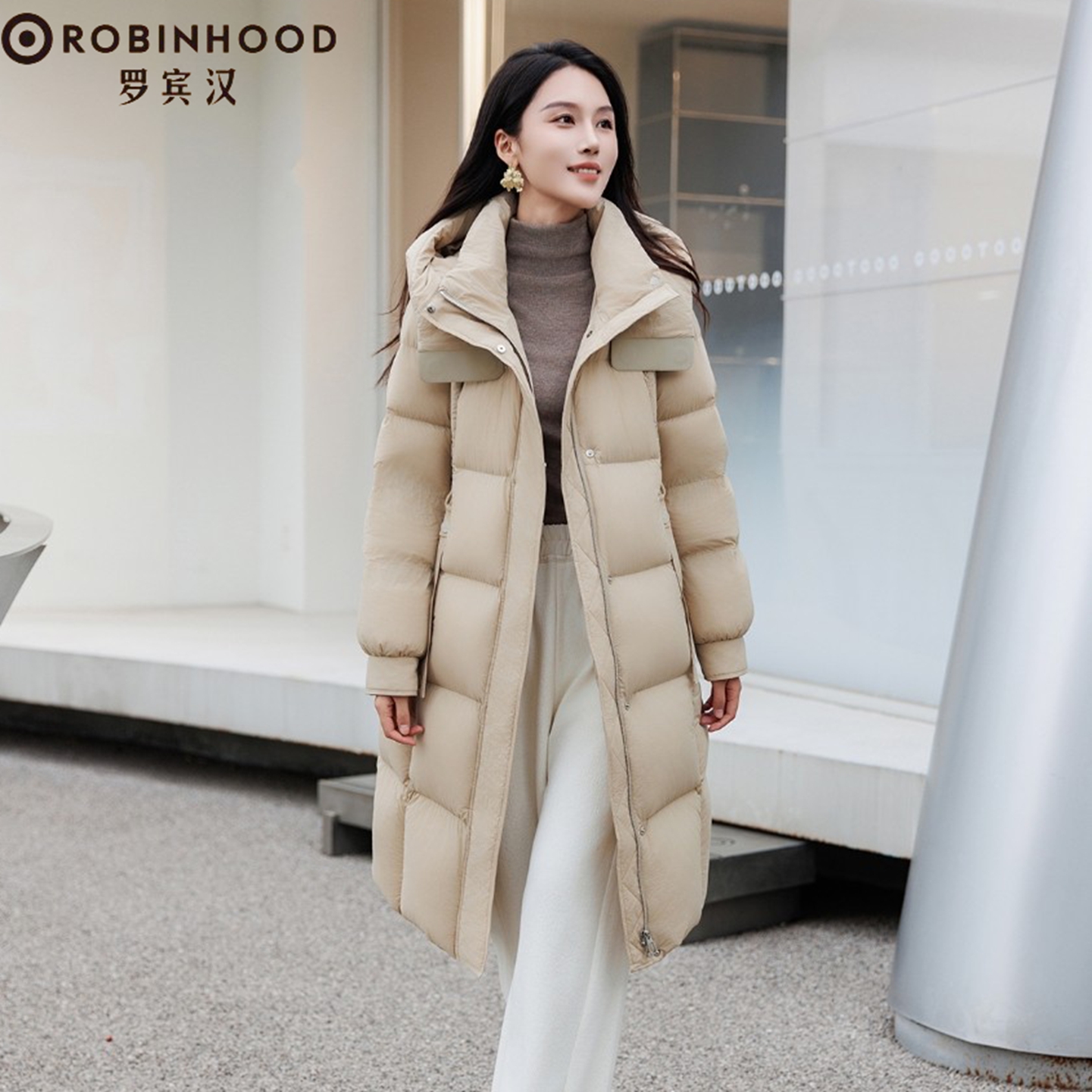 ROBINHOOD/罗宾汉女士长短款羽绒服外套