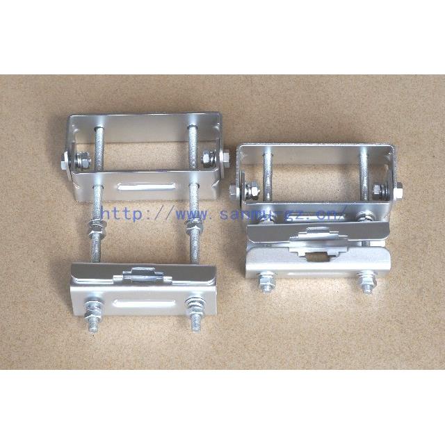 AP铸铝防水盒支架021系列铝盒专用抱杆夹具