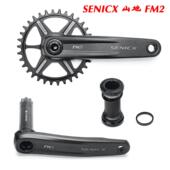SENICX驭勇FM2山地车自行车牙盘DUB超轻曲柄29mm轴心中轴铝合金