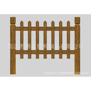 仿木河堤护栏模具、仿树皮护栏、草坪护栏、扇形护栏