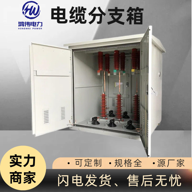 电缆分支箱欧式拔插头分接箱铜排式对接箱10KV35KV铁质不锈钢厂家